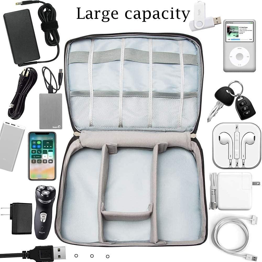 Universal Travel Gadget Organizer Bag for Cables, Plugs & Accessories